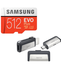 Memory cards and USB drives
