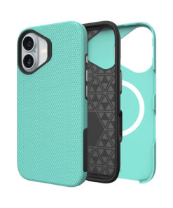 Perfectionists Triangle Mag Case for iPhone 16 (6,1″) – Green