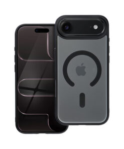 Apvalks Matte Mag Cover ar MagSafe priekš iPhone 17 Air (6,6″) – Melns