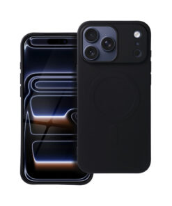 iPhone 17 Pro Max (6,9″) Mag Cover silikoonümbris – Must