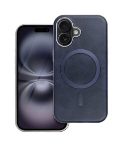 iPhone 17 Pro Max (6,9″) Gentleman MagSafe nahast ümbris – Tumesinine