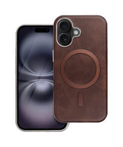 iPhone 17 Pro Max (6,9″) Gentleman MagSafe nahast ümbris – Pruun