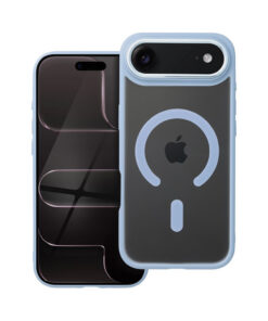 Apvalks Matte Mag Cover ar MagSafe priekš iPhone 17 Air (6,6″) – Gaiši zils