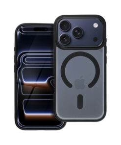 Apvalks Matte Mag Cover ar MagSafe priekš iPhone 17 Pro (6,3″) – Melns